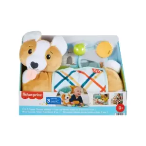 image of Fisher Price 3 in 1 Corgi Tummy Time Puppy Wedge