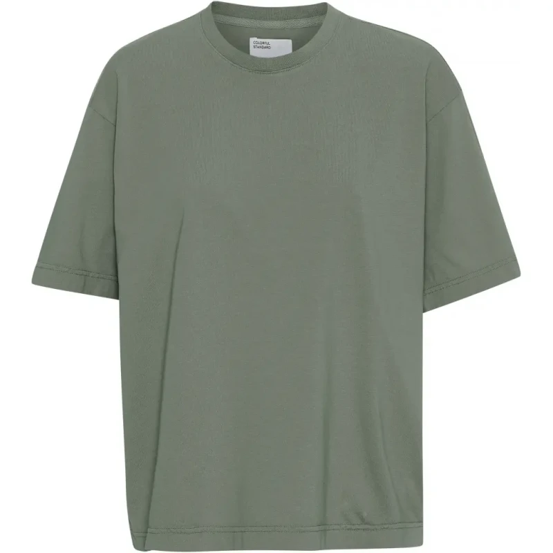 Image of Colorful Standard Womens T-Shirt Colorful Standard Organic oversized dusty olive Vert Female L