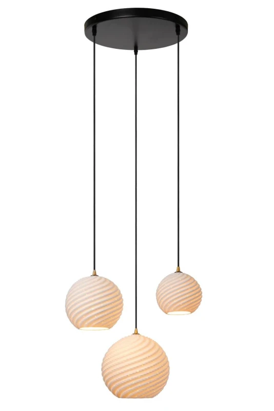 Image of Netlighting Bina Pendant light Ø40cm 3xE27 White White Unisex