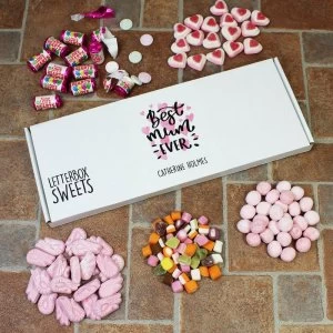 image of Personalised Best Mum Ever Letterbox Sweets