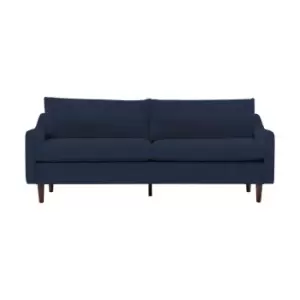Image of Crossland Grove Nottingham Sofa 3 Seater Placido Indigo Velvet