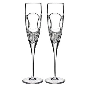 Image of Waterford Wedding vows flute pair