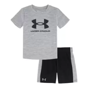 Under Armour Short Sleeve T Shirt Shorts Set Infant Boys - Black