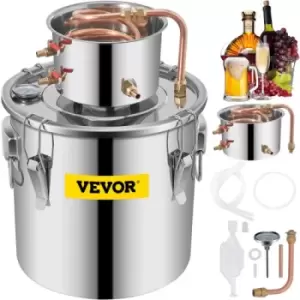 image of 8.5 UK Gal Home Use Moonshine Still Brewing Stainless Steel Distiller Water Wine Alcohol Distilling Equipment