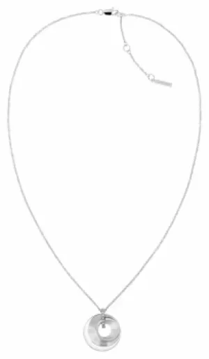 Image of Calvin Klein 35000157 Crystal Set Stainless Steel Disc Jewellery