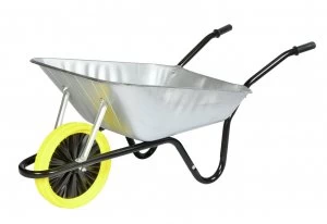 image of Walsall 85L Galvanised Builders Wheelbarrow