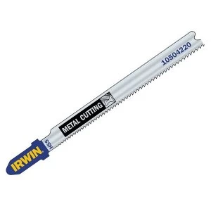 Image of IRWIN Metal Cutting Jigsaw Blades Pack of 5 T318A