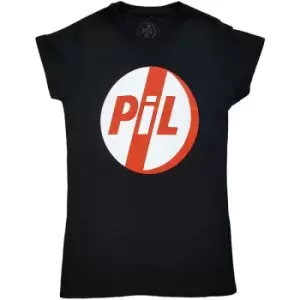 Image of PIL (Public Image Ltd) - Logo Ladies XX-Large T-Shirt - Black