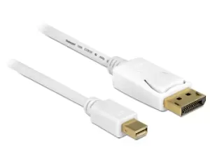 Image of DeLOCK 83483 DisplayPort cable 3m Mini DisplayPort White