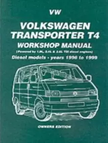 Image of Volkswagen Transporter T4 Workshop Manual Owners Edition : Diesel Models - Years 1996 to 1999