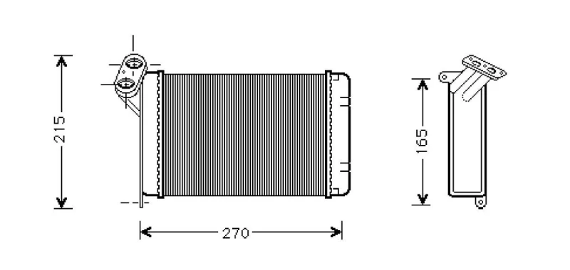 Image of Heater matrix VALEO 812296
