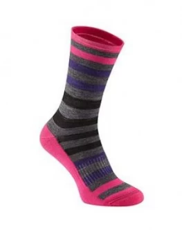 image of Madison Isoler Merino 3-Season Sock, Pink Pop