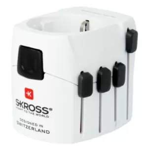 Image of Skross PRO power plug adapter Universal White