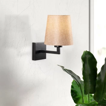 Image of Profil - 4656 Black Cream Wall Lamp