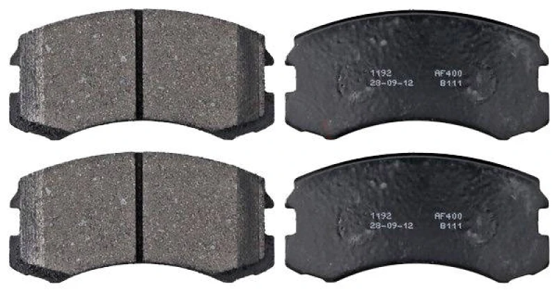 Image of A.B.S. 37491 Brake pad set with acoustic wear warning Brake Pad Set,disc brake (402)