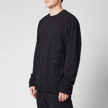Image of Hugo Boss Chest Pocket Sweatshirt Navy Size L Men