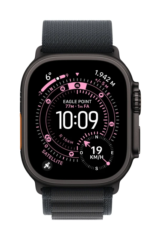 Image of Apple MG9G4ZM/A Smart Wearable Accessories Band Black Titanium, Polyester, Spandex MG9G4ZM/A