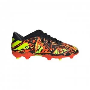 Image of adidas Nemeziz Messi .3 Childrens FG Football Boots - Red/Yellow/Blk