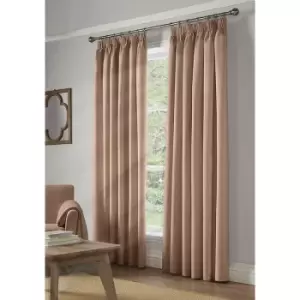 image of 100% Blackout Eyelet Ring Top Curtains Pink 61 x 90 - Pink