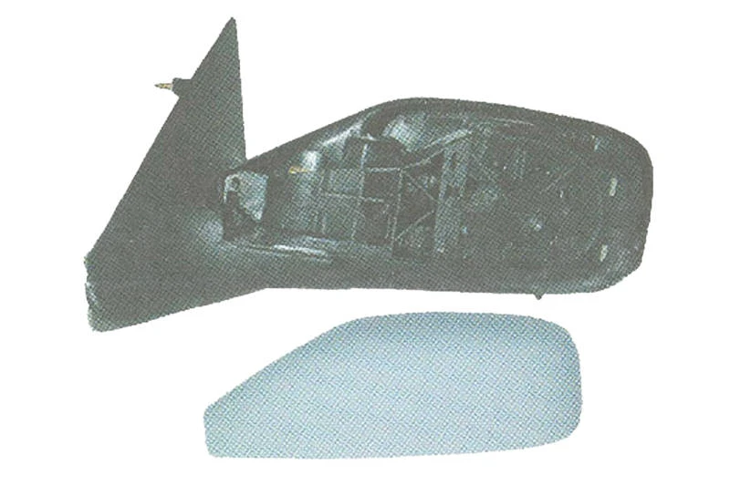 Image of PRASCO RN0847313 Wing mirror Right, Electric, Electronically foldable Outside Mirror (50)