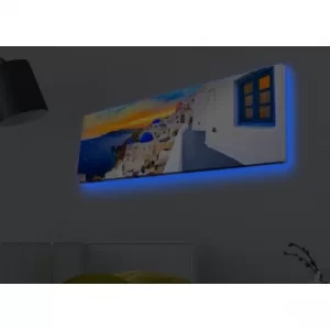 Image of 3090MDACT-006 Multicolor Decorative LED Lighted Canvas Painting