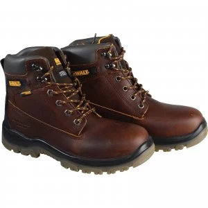Image of DEWALT Mens Titanium S3 Safety Boots Tan Size 9