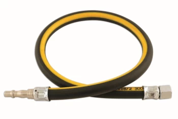 image of 1/2in. ID Air Line Whip Hose C/w Fittings 0.6m Connect 33043