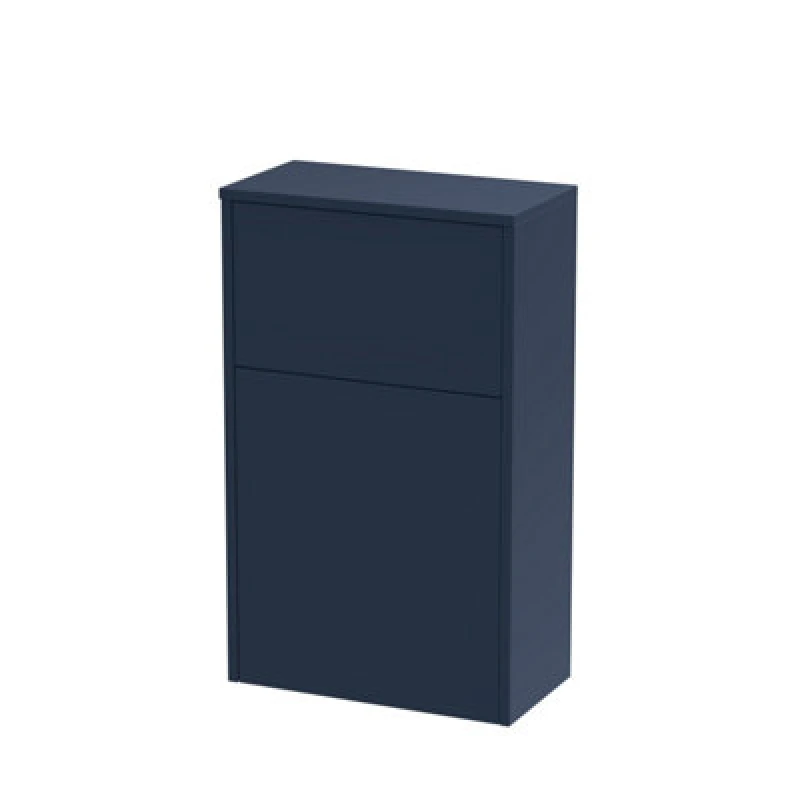 Image of Hudson Reed Nuie Juno Floor Standing Wc Unit, Durable Compact Wc Unit, Modern Bathroom Furniture In Midnight Blue, 500mm