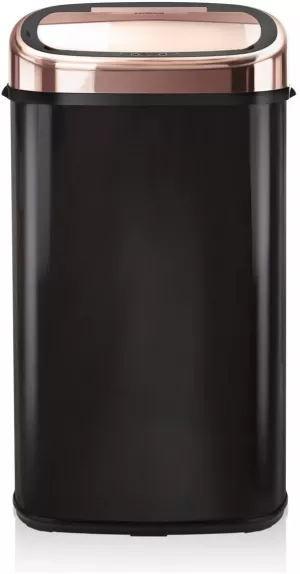 Image of Tower 58L Sensor Bin with Rose Gold Lid