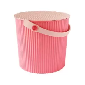 Image of Omnioutil Storage Bucket & Lid Medium Flamingo Pink LT Pink