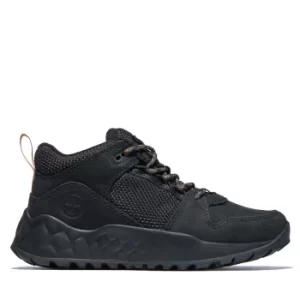 Image of Timberland Solar Wave Greenstride Trainer For Junior In Black Kids, Size 6.5