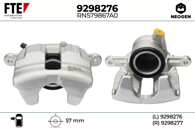 Image of Brake caliper FTE 9298276