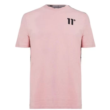 Image of 11 Degrees Taped T Shirt - Pink