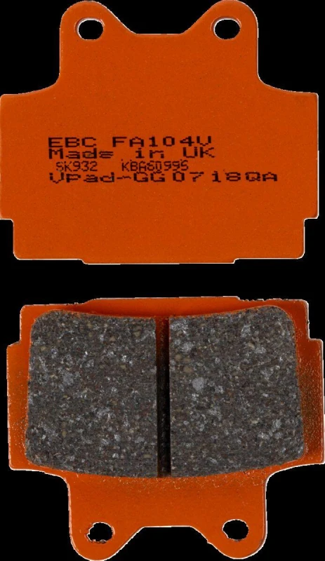Image of FA104 - EBC Organic Base FA Brake Pads For Yamaha FZ 600 1986-1988 Rear FA104