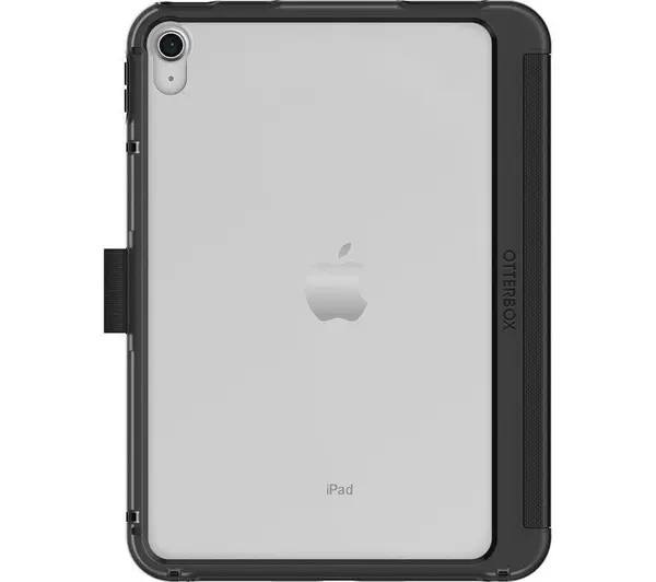 image of Otterbox Symmetry iPad 10th Gen Smart Cover - Black,Clear 840262399883