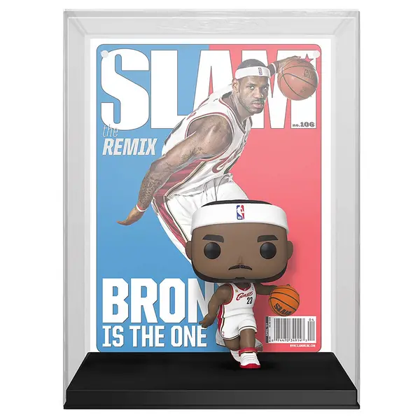 image of Funko Pop! NBA Cleveland Cavaliers X Slam Magazine Lebron James Figure, Multi