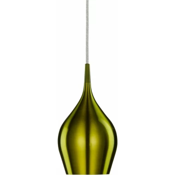 Image of Searchlight Lighting - Searchlight Vibrant - 1 Light Small Dome Ceiling Pendant Green, E14