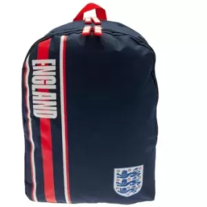 image of England FA Stripe Backpack (One Size) (Navy/Red/White)