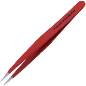 Image of Tweezerman Brows Point Tweezer Signature Red