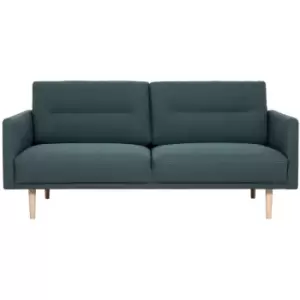 image of Larvik 2.5 Seater Sofa - Dark Green, Oak Legs - Soul Dark Green, Oak Legs