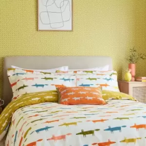 Image of Scion Mr Fox Birthday Kingsize Duvet Cover Set, Multi
