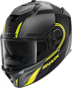 Image of Shark Spartan GT Tracker Helmet, grey-yellow, Size 2XL, grey-yellow, Size 2XL
