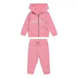 image of Elle Elle Branded Jog Set Bb99 - Pink