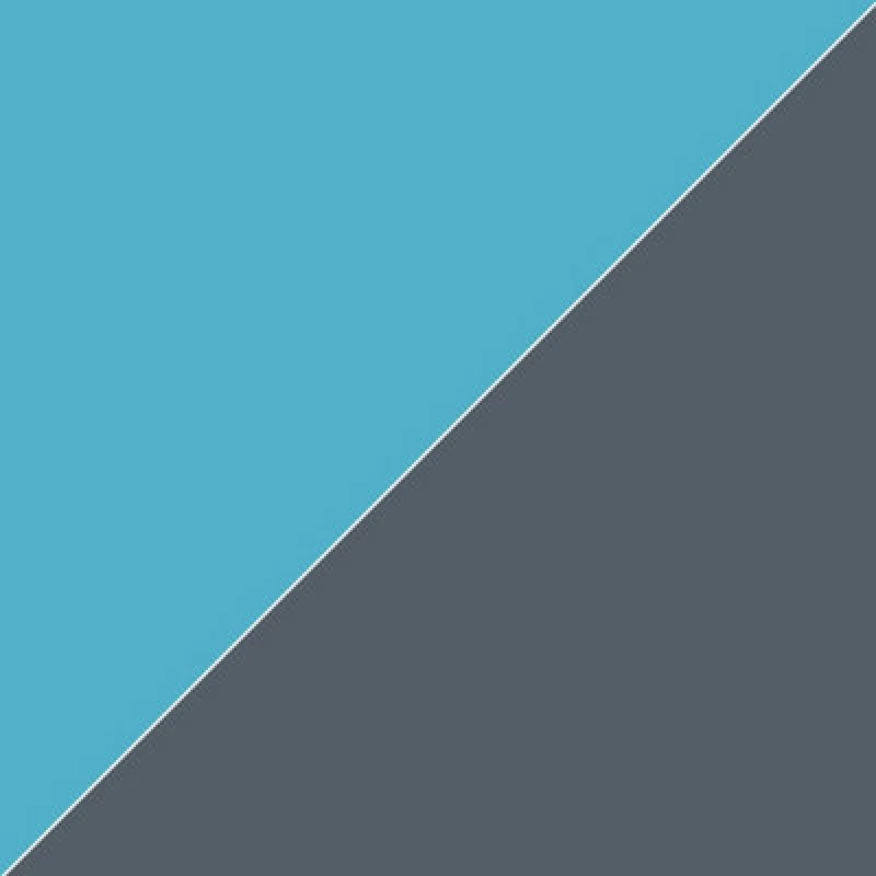 Image of Splashwall Alloy Laminate Adhesive Double-Sided Bathroom Splashback (H)25Cm (W)60Cm - Gloss Turquoise & Slate Grey Glass Effect