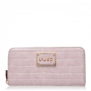 Image of Liu Jo Crocodile Effect Purse - Red Sand 6150