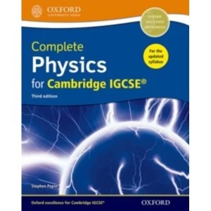 image of Complete Physics for Cambridge IGCSE (R) Student book by Stephen Pople (Mixed media product, 2017)