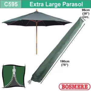 image of Bosmere Extra Large Parasol Cover With Zip