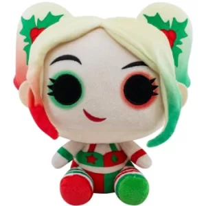 image of DC Holiday Holly Quinn with Mallet Funko Plush