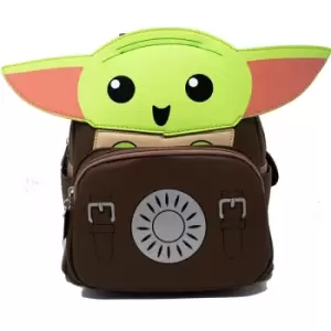 Image of Loungefly Star Wars Baby Yoda The Mandalorian Womens Double Strap Shoulder Bag Purse