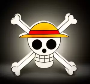 Image of One Piece Skull Lamp Lamp black